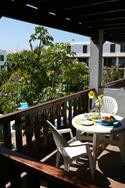 Lanzarote - Canary Islands - scuba diving holiday. Mansion Apartments balcony. 